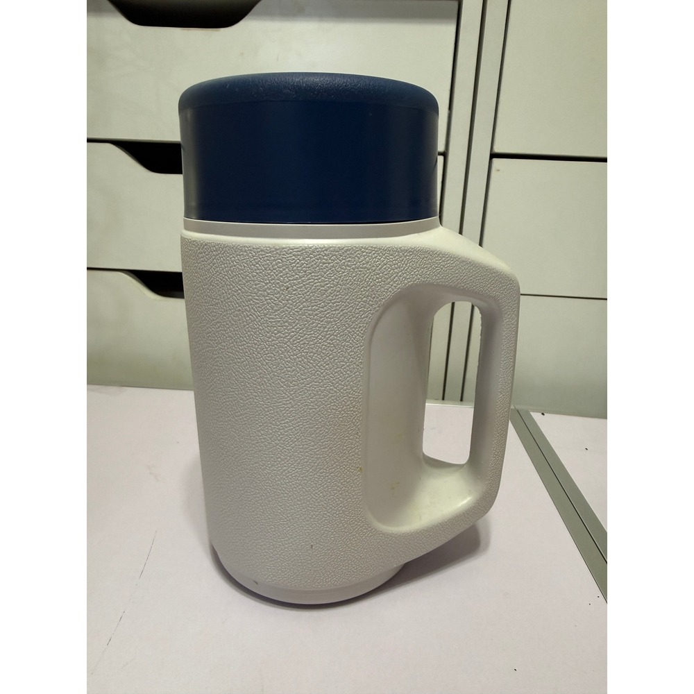 Thermos Model 4215 Insulated Container Blue‎ Cup Lid